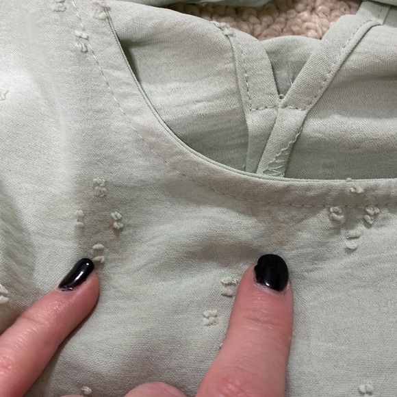 Babydoll mint green dress - Picture 5 of 6